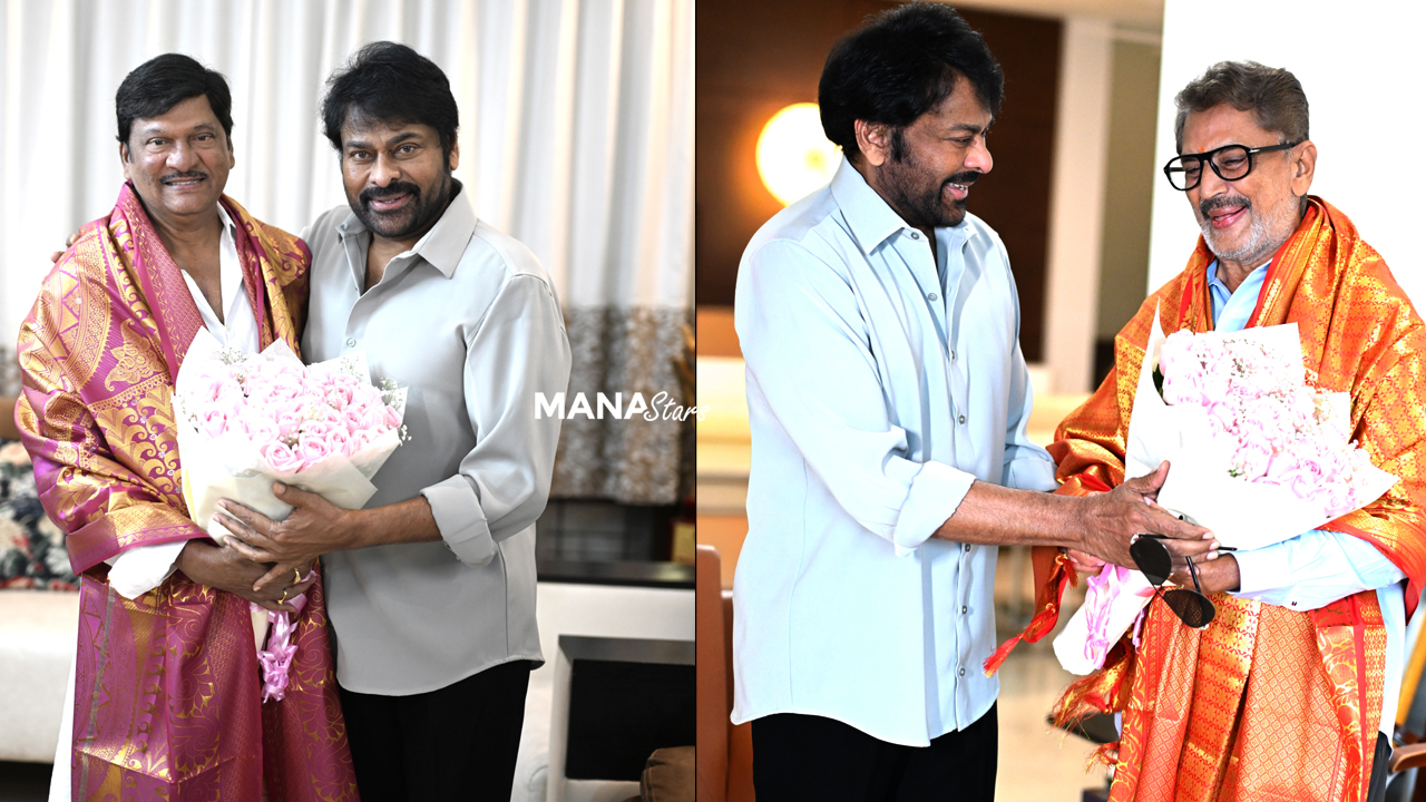 పద్మశ్రీ విజేతలను సన్మానించిన మెగాస్టార్ చిరంజీవి